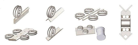 10x37x12/14mm V Groove Track Roller Bearing With Extended Inner 2mm - VXB Ball Bearings