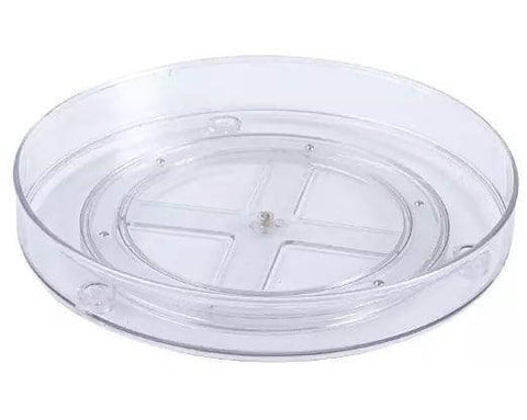 11" Acrylic Plastic Lazy Susan Turntable Organizer