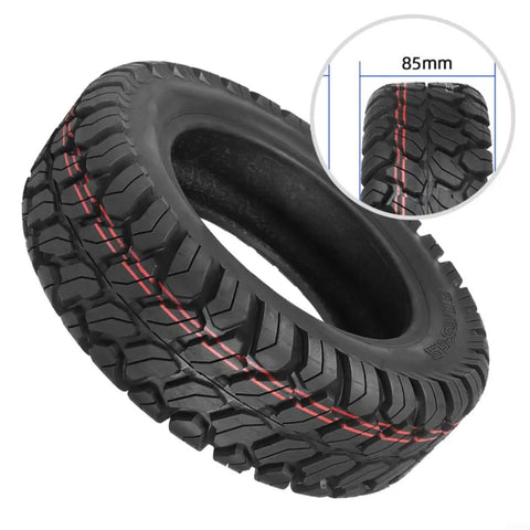 11 Inch Vacuum Tire 90/65-6.5 Off Road Direct Replacement For Ultra And Zero11X Electric Scooters with grippy tread, deformation-resistant rubber