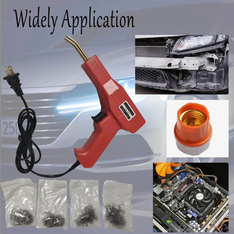 110V Plastic Welding Machine 50W Auto Bumper Repair Kit with Flat Staples for DIY Car Body Repair