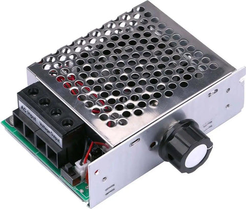 110V 10000W SCR Electronic Voltage Regulator And Motor Speed Controller With Thermostat Governor, Aluminum Case