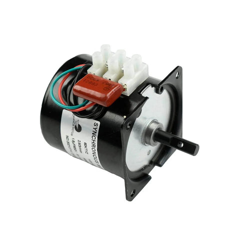 60KTYZ 110V 60-72RPM Permanent Magnet Synchronous Gear Motor with Fixed Bracket and Power Cord Switch Plug