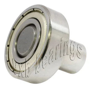 11/16 Inch Ball Bearing with 3/16 diameter integrated 1/2 Long Axle - VXB Ball Bearings