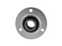BPF7 35mm Narrow Inner Ring Pressed Steel 3-Bolt Flange Single Bearing Insert