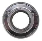 Front view of 1 Inch Stainless Steel Insert Bearing With Locking Set Screws MUC205-16 SUC205-16 Greaseable 440C, showcasing wide inner race.