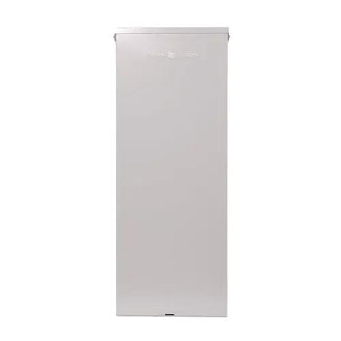 Front view of Single 200A Main Load Center PowerMark Gold Outdoor Panel 120/240V AC, 20-Space 40-Circuit Configuration, NEMA 3R Surface Mount