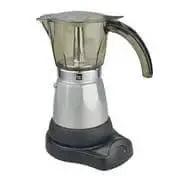6 Cup Electric Coffee Maker With Clear View Carafe, Cool Touch Handle, Detachable Base, Aluminum Boiler, And Indicator Light