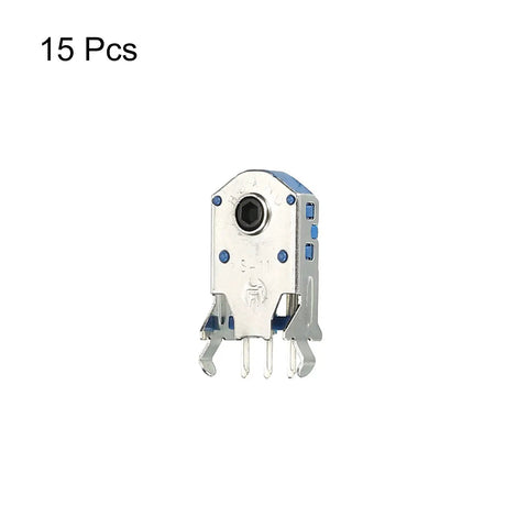 11Mm Mouse Wheel Encoder Kit, 15 Pcs, silver body with durable ABS and metal construction, perfect for maintenance and DIY mice.