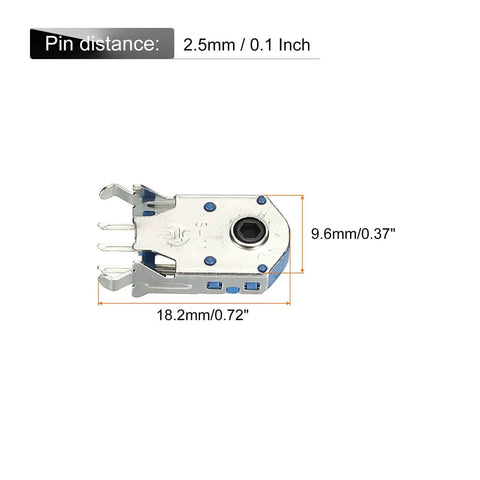 11Mm Mouse Wheel Encoder Kit, 9.6mm width, 18.2mm length, durable ABS and metal, silver and black, for DIY mice maintenance and upgrades
