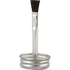 Brush applicator for Nickel Base Anti-Seize Lubricant Compound For High Temperature Up To 2500 F, Non-Hardening No-Drip Formula, 16 Oz