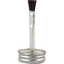 Brush applicator for Copper Base Anti Seize Lubricant Compound For Heavy Duty Assemblies Up To 2100 F Non Hardening And Non Drip 8 Oz