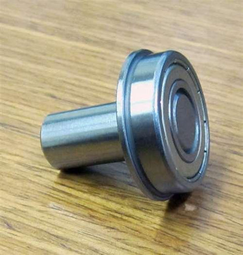 1/2 Inch Flanged Ball Bearing with 5/16 diameter integrated 1 Axle - VXB Ball Bearings