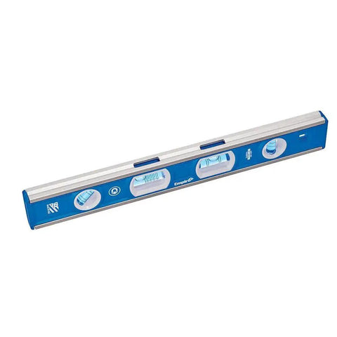 True Blue 12 Inch Magnetic Box Level With Four Vials Delivers Hands Free On Site Precision On Metal Surfaces And Is Compact Durable