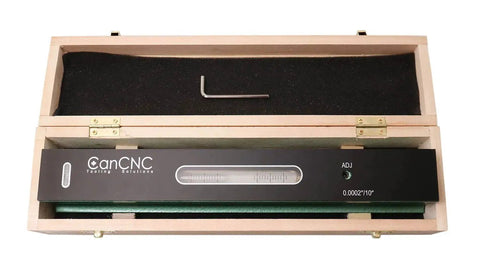 12 Inch Professional Master Precision Level With V Groove Base And Adjustable Main Vial Delivers 0.0002 In Per 10 In Accuracy, Includes Cross Vial, Insulating Grip, ANSI Standard, Rugged Cast Iron Construction In Fitted Box By Accusize Industrial Tools