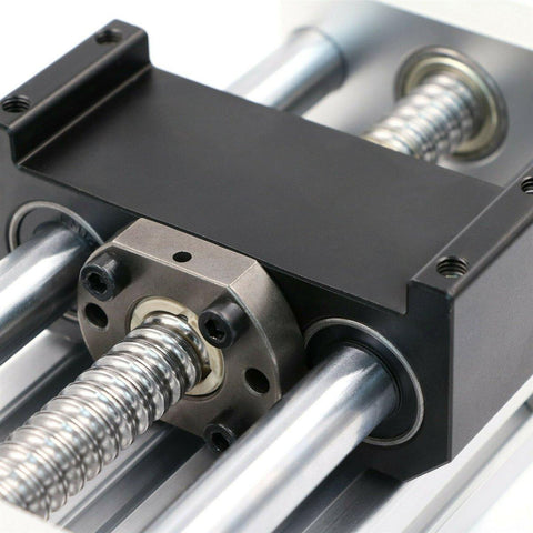 12 inch Stroke Linear Motion CNC Router/Robot Module Guideway Ballscrew 5mm Lead - VXB Ball Bearings