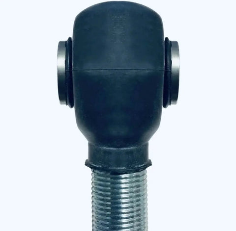 Front view of 1.25 inch Heim joint rod end dust boot, protective rubber seal for 1 1/4 inch heim joints and spherical bearings.