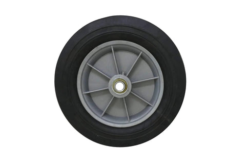 Shepherd Hardware 9654 12 Inch x 2-5/8 Inch Hand Truck Replacement Wheel with Solid Cushioned Rubber Tire and Polypropylene Hub