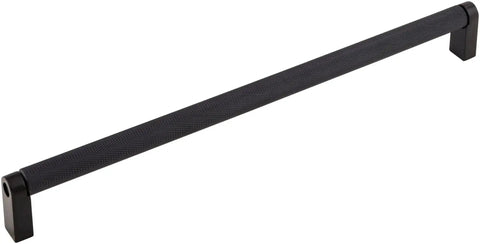 12 Inch Center To Center Honey Bronze Bar Pulls M2610, steel construction, visible in side view, for cabinets and appliances.