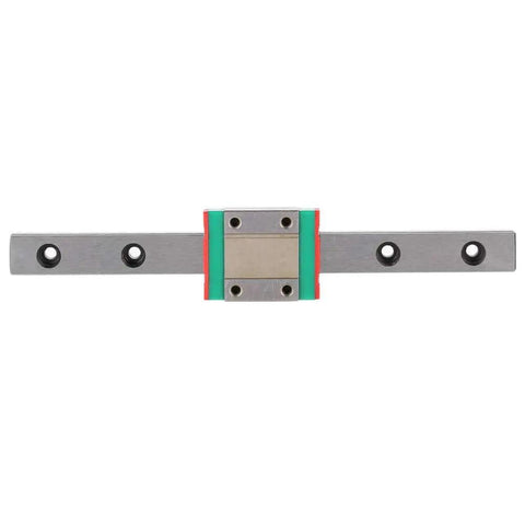 Miniature 12mm Wide Linear Rail Guide With Ball Retainer And Built In Lubrication System, 150mm Travel Length