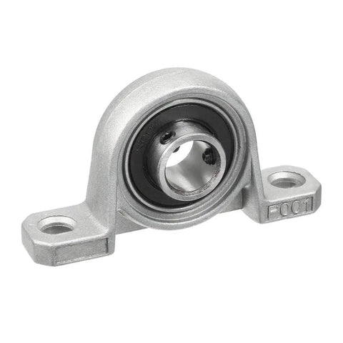 12mm Bore Zinc Alloy Inner Ball Mounted Pillow Block Bearing Self Aligning Flange Block For Machinery Durable Rust Proof