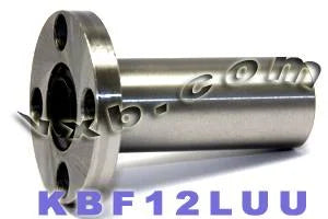 12mm Round Flanged Long Bushing Linear Motion LBF12LUU