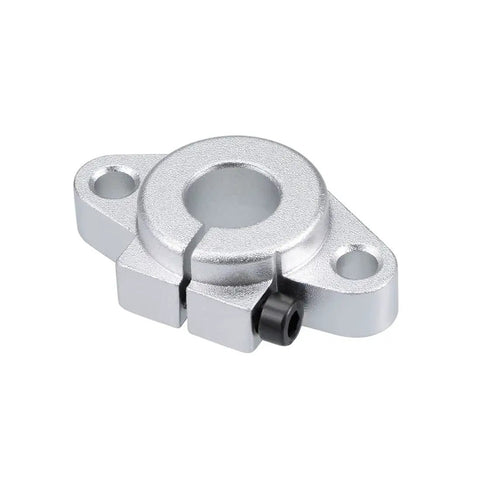 12mm Shaft Support SHF12 Flange Mount Linear Guide Blocks for CNC and 3D Printer, Pack of 2, aluminum flange with mounting holes