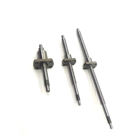 1pc Ball Screw SFK1202 SFU1204 SFS1205 SFS1210 12mm Single Nut Screw L 600-1000mm(SFS1210,800mm) side view