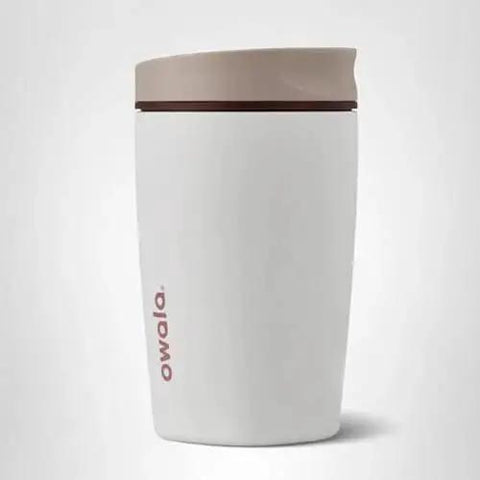 Keep coffee hot or iced on the go with this 12 oz insulated stainless steel tumbler featuring a leak-proof SmoothSip slider lid.