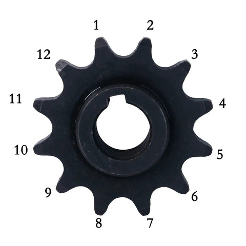 High Speed 12T Sprocket Kit With Five Eighth Inch Bore And Spacer For Twenty To Thirty CVT Mini Bike Go Kart Chains Forty Forty One