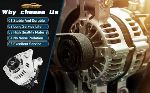 12V 110A Alternator For Outback And Legacy 2010-2012 2.5L With 6-Groove CW Pulley Replaces 11409N 12996 400-48195 90-27-3404