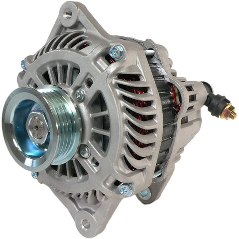 Drop In 12V 110A Alternator Replacement For Subaru Legacy And Outback 2005 To 2009 With Internal Regulator And Solid Pulley