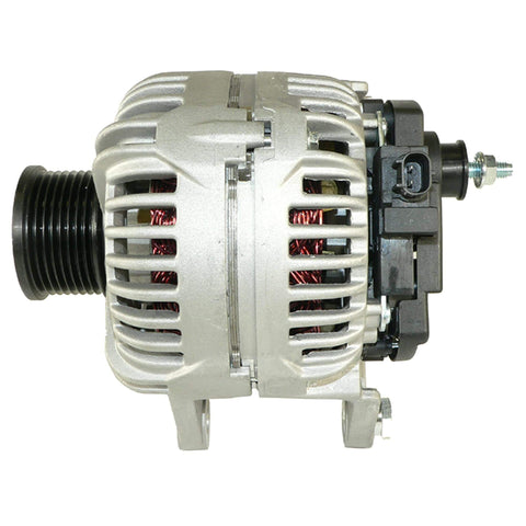 Side view of 12V 136A Alternator Replacement For Dodge Ram 2500 2006-2009 And Ram 3500 2006-2008 External Regulator Clutch Pulley