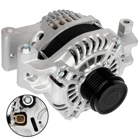 Beefed Up 12V 140Amp Replacement Alternator With 6 Groove Clutch Pulley For Dodge Avenger 2012 2.4L And Dodge Dart 2013 To 2016 2.0L 2.4L Chrysler 200 2012 L4 2.4L OE Compatible