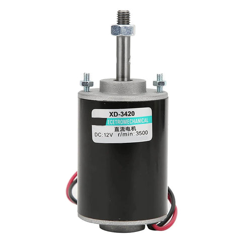 30W CW/CCW High Speed Permanent Micro DC Magnet Motor Low Noise Permanent Magnet DC Motor for DIY Generator(12V 3500rpm)