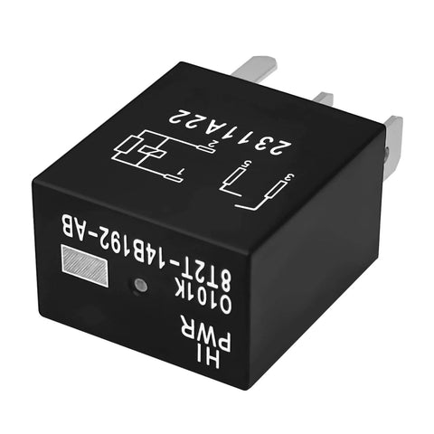 12V DC 4 Pin Plug In Automotive Relay Set Of 2 For Ford Vehicles OEM Replacement, 30A Load Rating, Drop In And Ready To Go