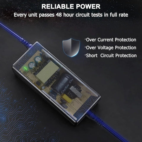 UYGALAXY 12V 5A power supply for linear actuator; AC/DC adapter for lift chair and electric sofa, Amazon brand