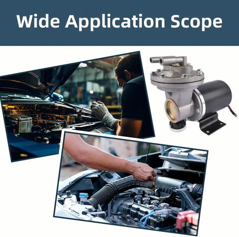 Wide application of 12 Volt Electric Vacuum Pump Kit for Brake Booster Replacement on GMC and Chevy vehicles, OEM Part 28146