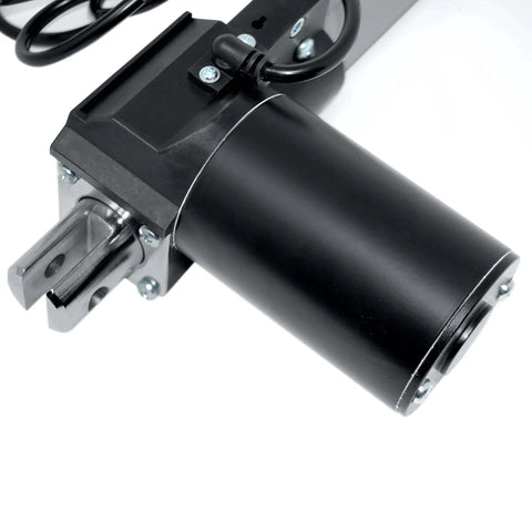 Close-up of 12 Inch Stroke 600 Lb 12V Linear Actuator With Low Current DC Motor For Automotive Medical And Robotics PA-03-12-600