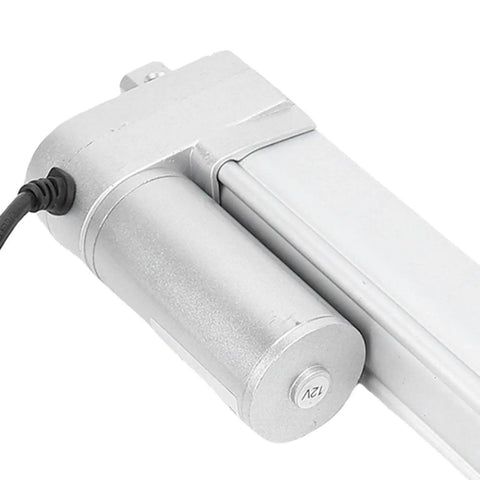 Heavy Duty 12V 200mm Stroke Linear Actuator 1500N For Sofa Bed Lifting System close-up showing aluminum housing and motor