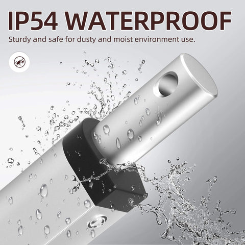 12V Linear Actuator High Speed 14mm/s Linear Motion Actuator 220lb/1000N Electric Actuator with IP54 waterproof design