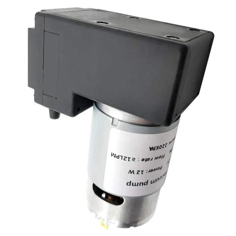 Compact DC 12V Micro Diaphragm Vacuum Pump For Breast Pump Parts Replacement And Vacuum Adsorption Projects With 12 LPM Flow Negative 75 KPa