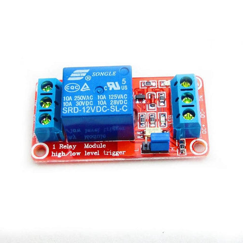 12V 1 Channel Relay Module With Optocoupler Isolation High Or Low Level Trigger Easy Plug And Play For Arduino Raspberry Pi