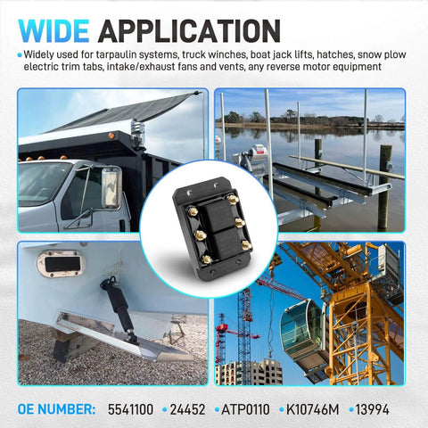 Various applications of the 12V Forward And Reverse Relay Module For Motors 60A 80A Heavy Duty Workhorse Controller Replacement 5541100 24452