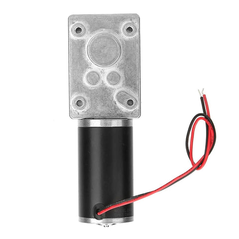 Worm Gear Motor, High Torsion Speed Reduce Electric Gearbox Motor Reversible 8mm Shaft 12V for versatile applications