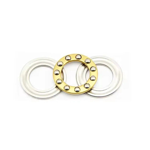 12x21x5mm Axial Ball Thrust Bearing with Brass Cage 10 Pack for oven turntables, pumps, rotary equipment, and machine tools