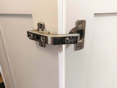 Corner Cabinet Hinge 135 Degree Beefy Heavy Duty Folding Door Hinge for Kitchen Corner Cabinets Stainless Steel with Screws