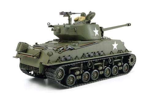 Realistic 1 To 35 US Medium Tank M4A3E8 Sherman Scale Plastic Model Kit With Slide Molded Turret And Welded Hull Texture For Hassle Free Assembly