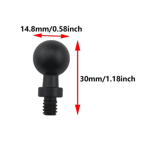 One Quarter Inch Ball Head Screw For 15mm Camera Bracket Attachment Hole Made From Aluminum Alloy Durable Photographic Equipment Adapter