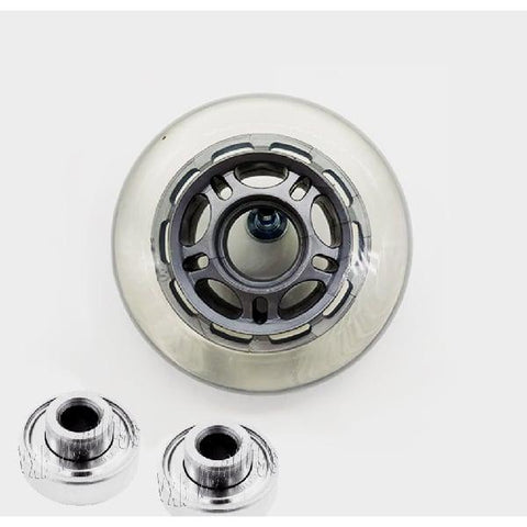 1/4" Inch ID 3.14" inch (80mm) OD Heavy Duty Luggage Wheel Set - VXB Ball Bearings