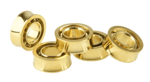 1/4" x 1/2" x 3/16" Gold Shape Concave Bearing